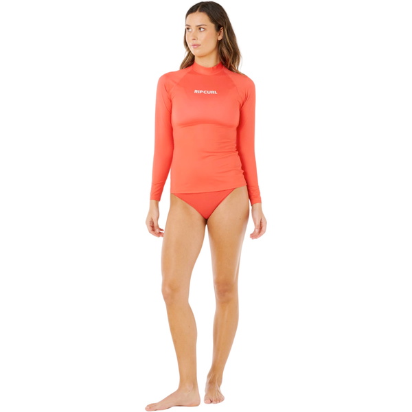 2026 Rip Curl Frauen Classic Surf Langarm-Lycra-Weste Mit UPF 17MWRV  Red